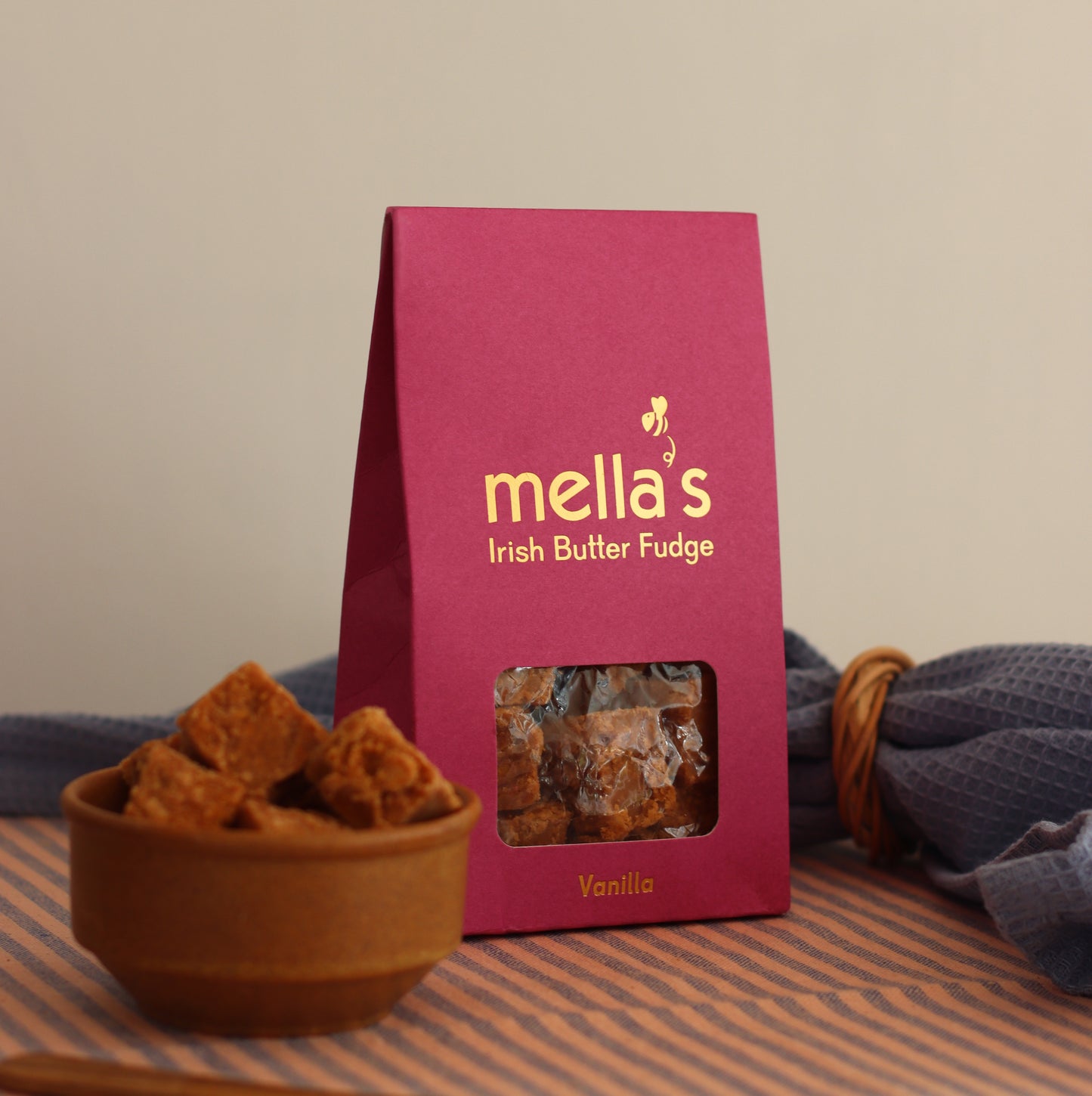 Mella's Vanilla Fudge Pouch, 175g